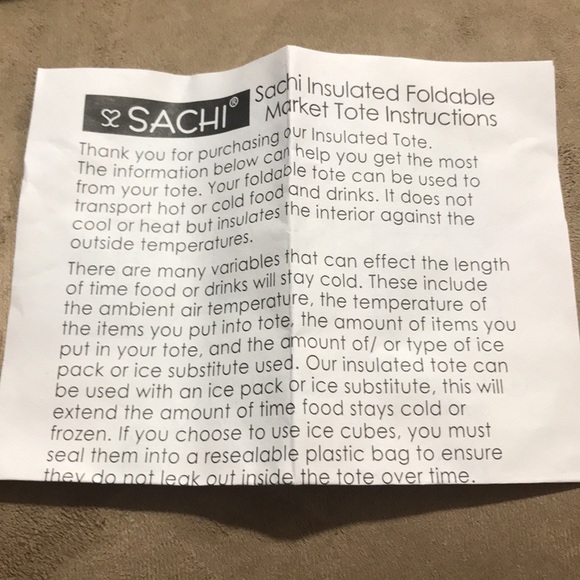 Sachi insulated tote bag foldable with pouch - Picture 3 of 11